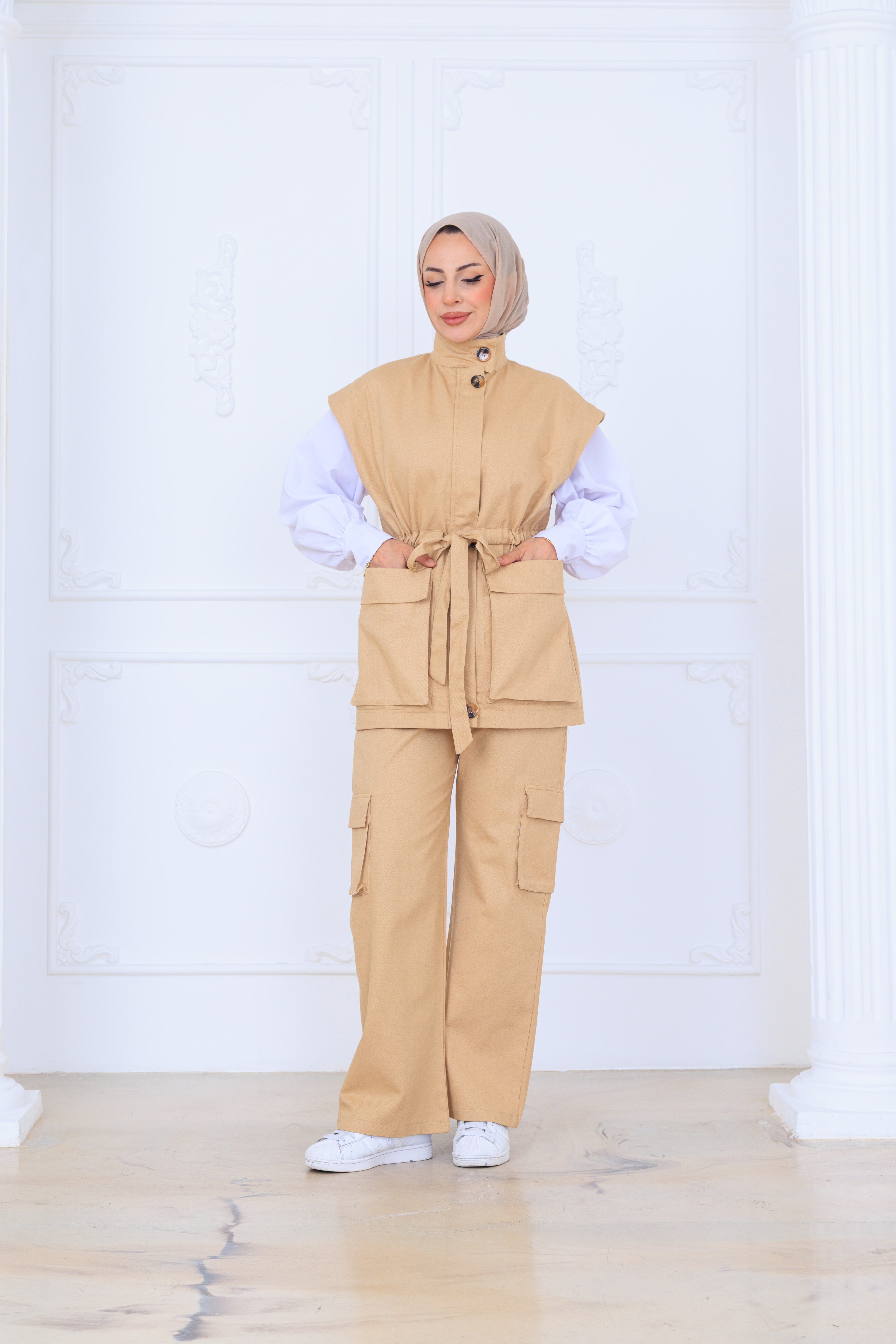 Kadın Gabardin Kumaş Takım – Klasik & Modern Şıklık