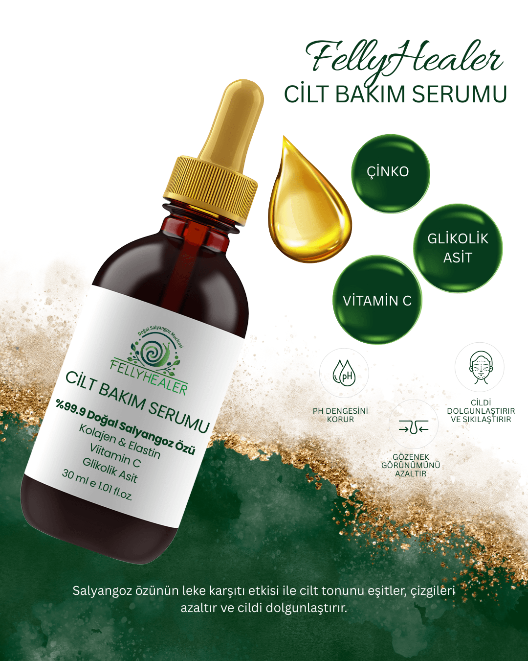 FELLYHEALER CİLT BAKIM SERUMU