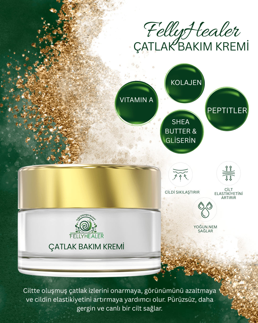 FELLYHEALER ÇATLAK BAKIM KREMİ