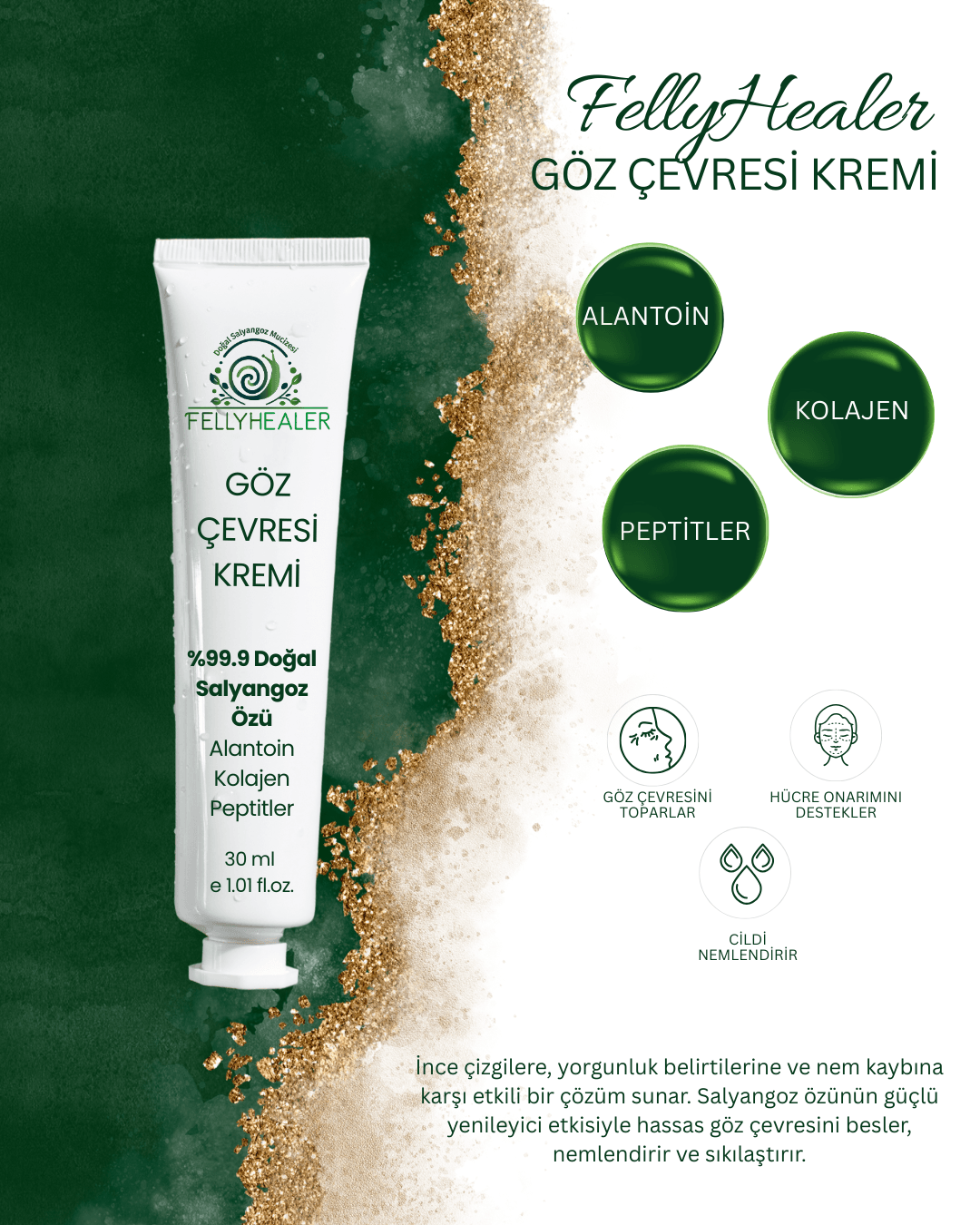 FELLYHEALER GÖZ ÇEVRESİ KREMİ