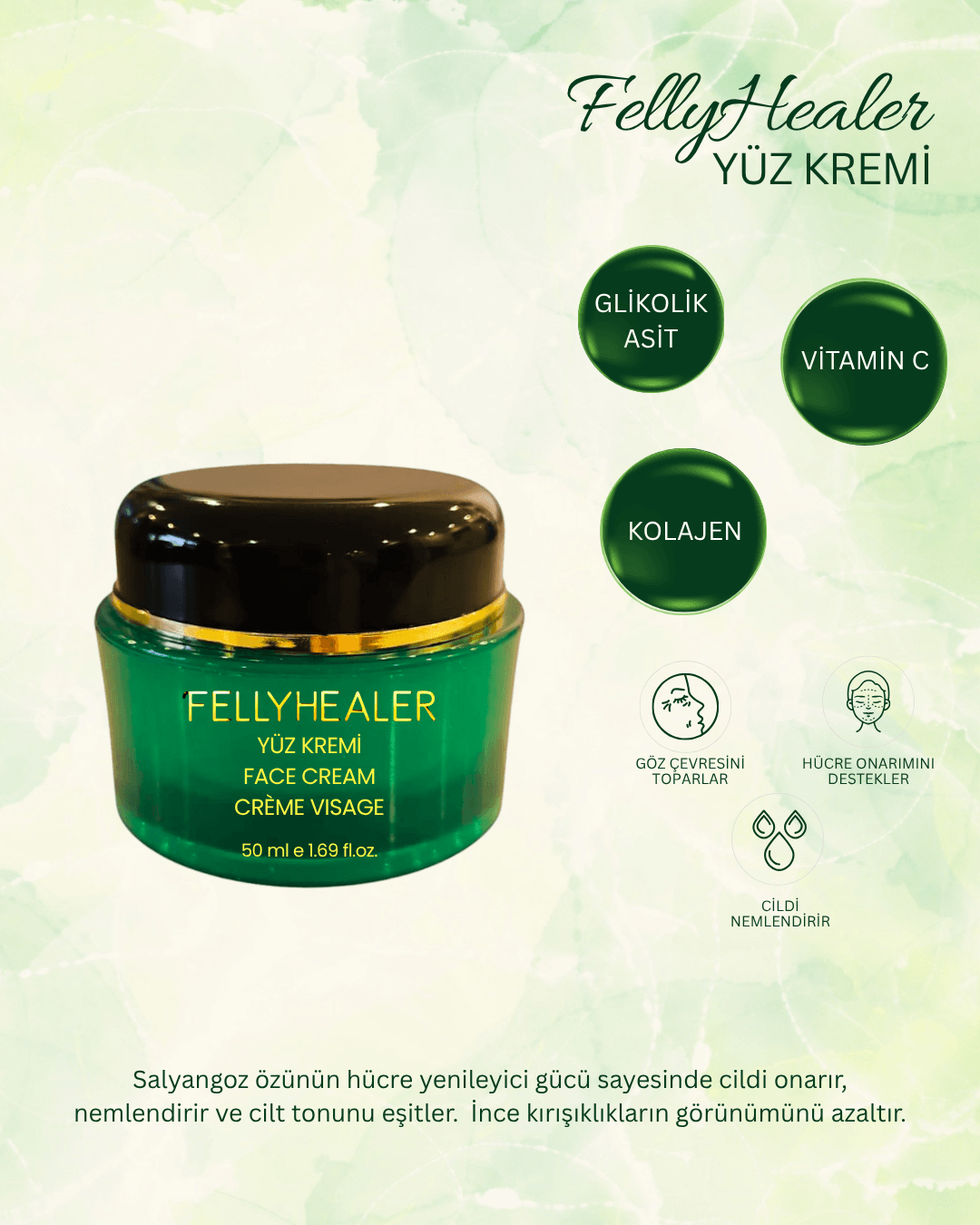 FELLYHEALER YÜZ KREMİ