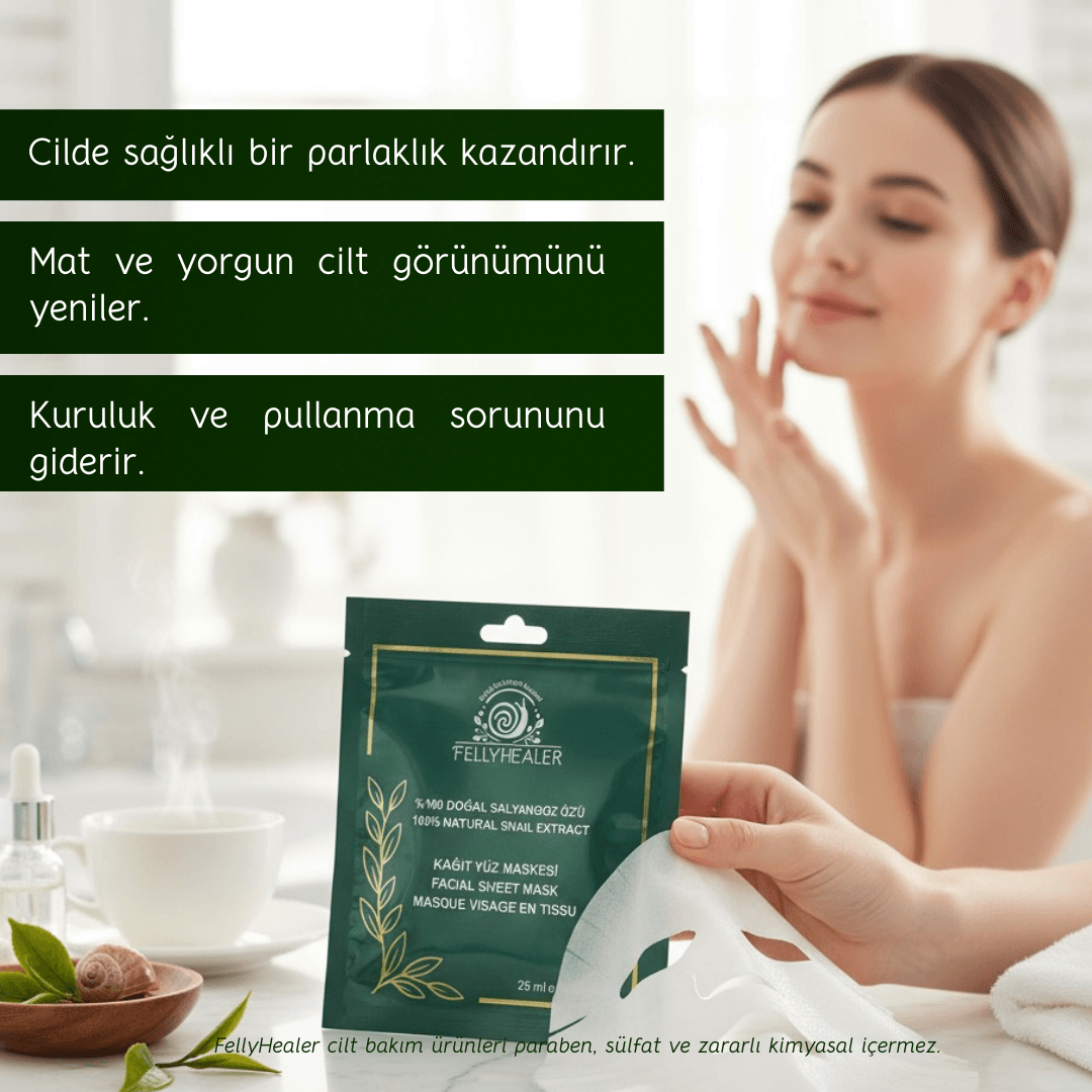 FELLYHEALER KAĞIT YÜZ MASKESİ