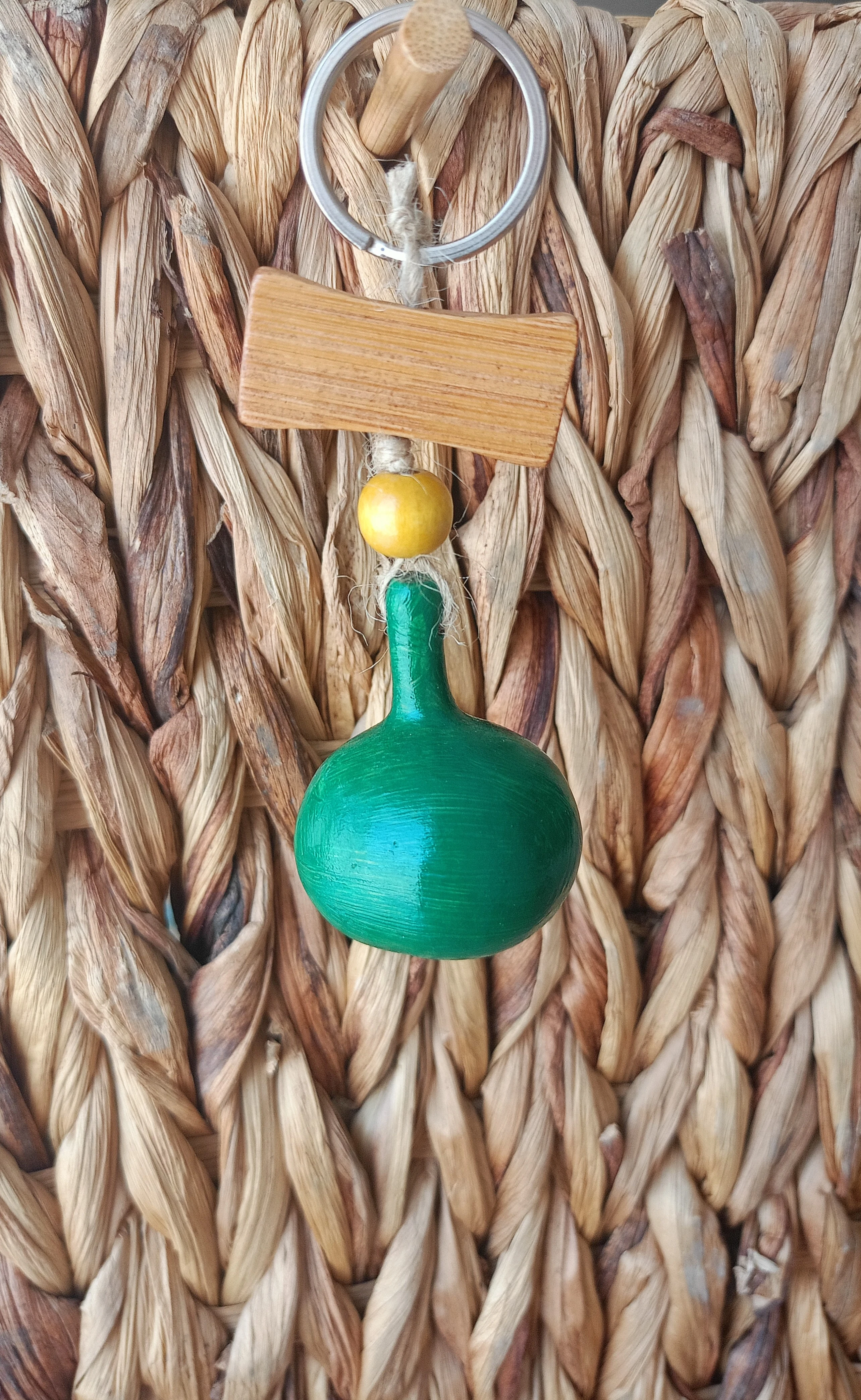 Su Kabağı Anahtarlık - Yeşil