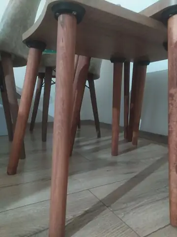 Müşteri fotoğrafı: Erendiz 4lü Ahşap Ayaklı Zigon Sehpa XL Ceviz