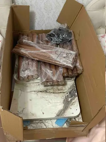 Müşteri fotoğrafı: Erendiz 4lü Ahşap Ayaklı Zigon Sehpa XL Beyaz Mermer