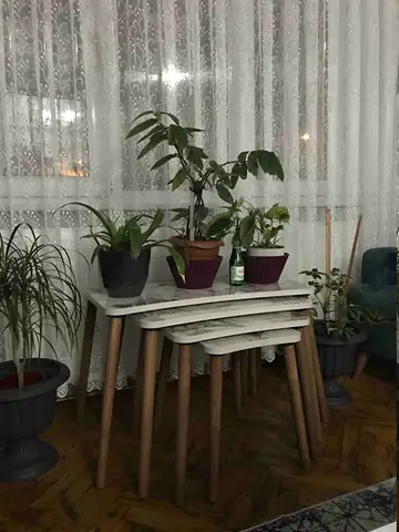 Müşteri fotoğrafı: Erendiz 4lü Ahşap Ayaklı Zigon Sehpa XL Beyaz Mermer