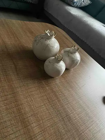 Müşteri fotoğrafı: Erendiz 5li Ahşap Ayaklı Zigon ve Orta Sehpa Seti XL Ceviz