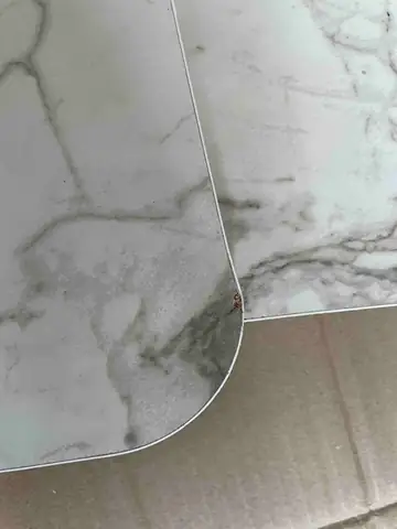 Müşteri fotoğrafı: Erendiz 4lü Ahşap Ayaklı Zigon Sehpa XL Beyaz Mermer