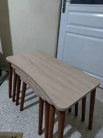 Müşteri fotoğrafı: Erendiz 4lü Ahşap Ayaklı Zigon Sehpa XL Sonoma
