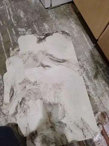 Müşteri fotoğrafı: Erendiz 4lü Ahşap Ayaklı Zigon Sehpa XL Beyaz Mermer