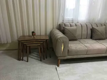 Müşteri fotoğrafı: Erendiz 4lü Ahşap Ayaklı Zigon Sehpa XL Ceviz