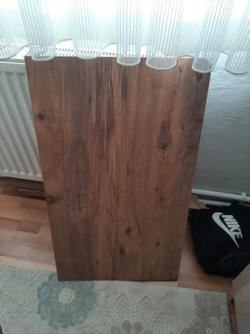 Müşteri fotoğrafı: X Ayaklı Raflı Ders Çalışma Masası 50x90 cm Beyaz