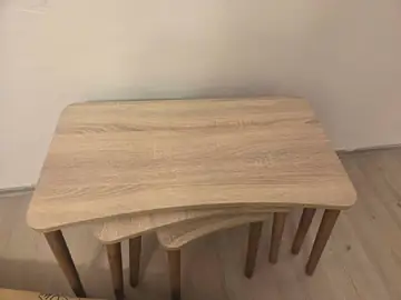 Müşteri fotoğrafı: Erendiz 4lü Ahşap Ayaklı Zigon Sehpa XL Sonoma