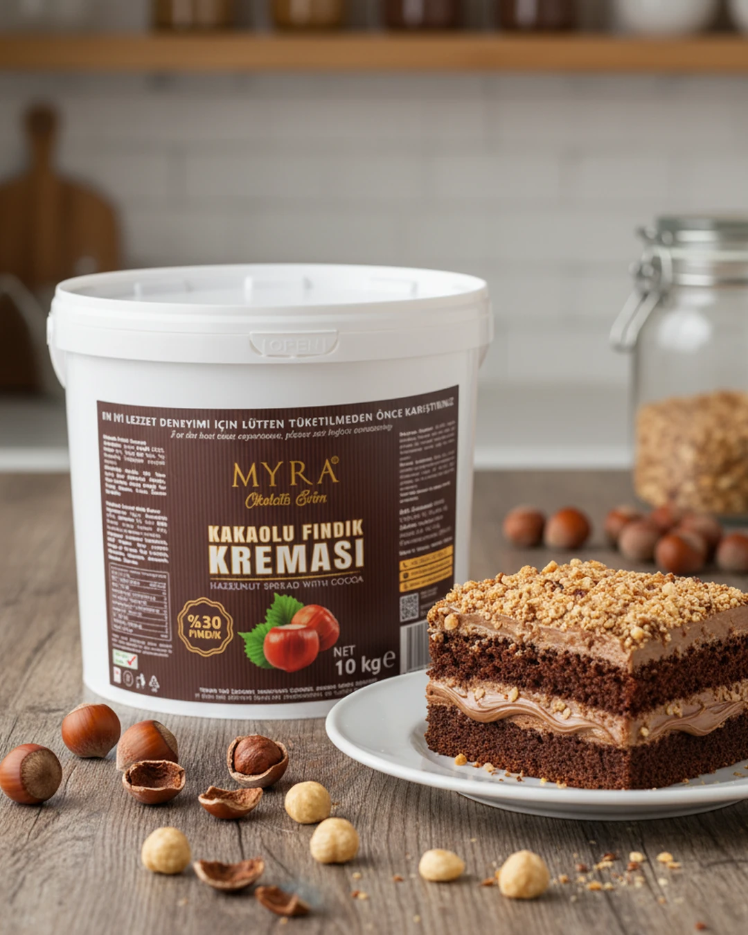 Myra Kakaolu Fındık Kreması 10KG