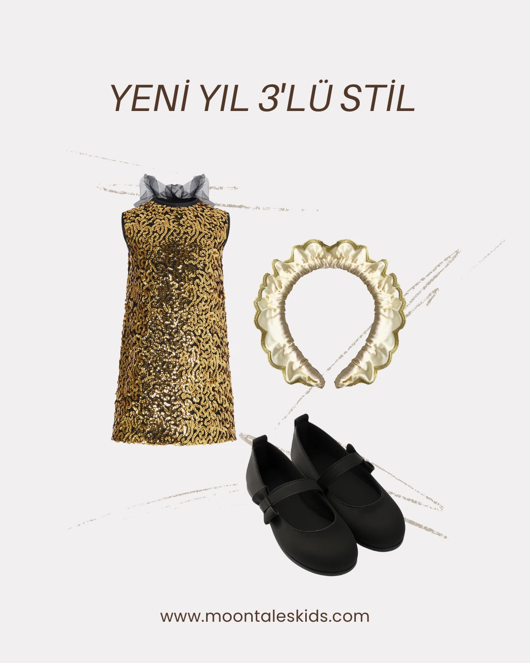 Altın Işıltı Yılbaşı Prenses Seti