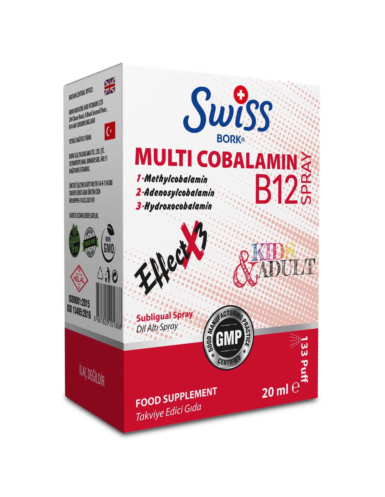 Multi Cobalamin B12 Spray