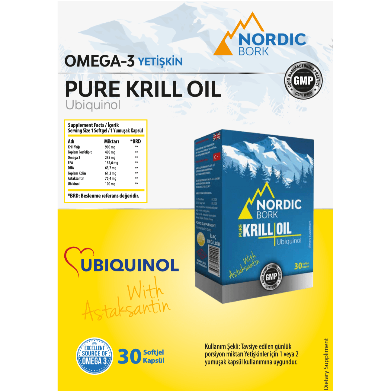 Nordic Kiril Oil Softgel