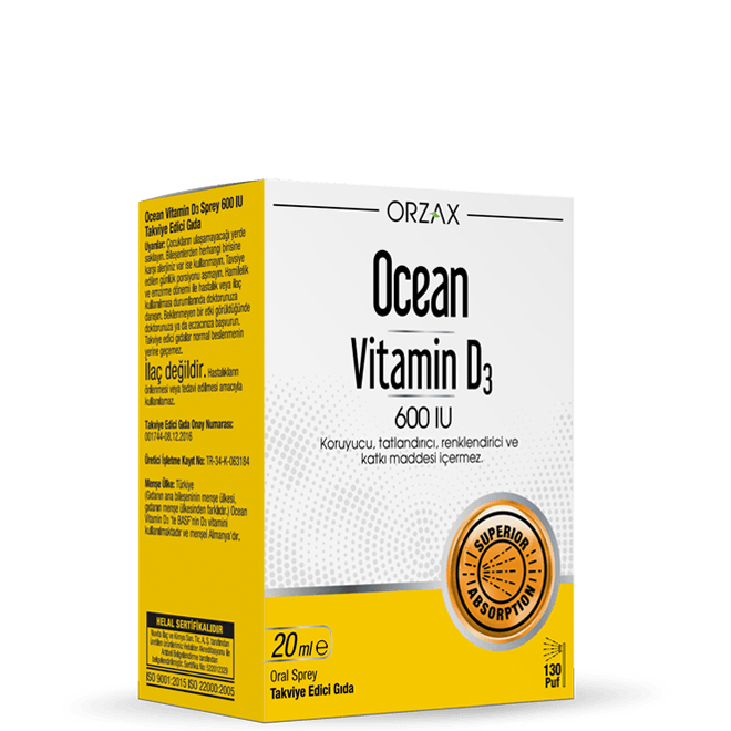 Ocean Vitamin D3 20 ml Spray