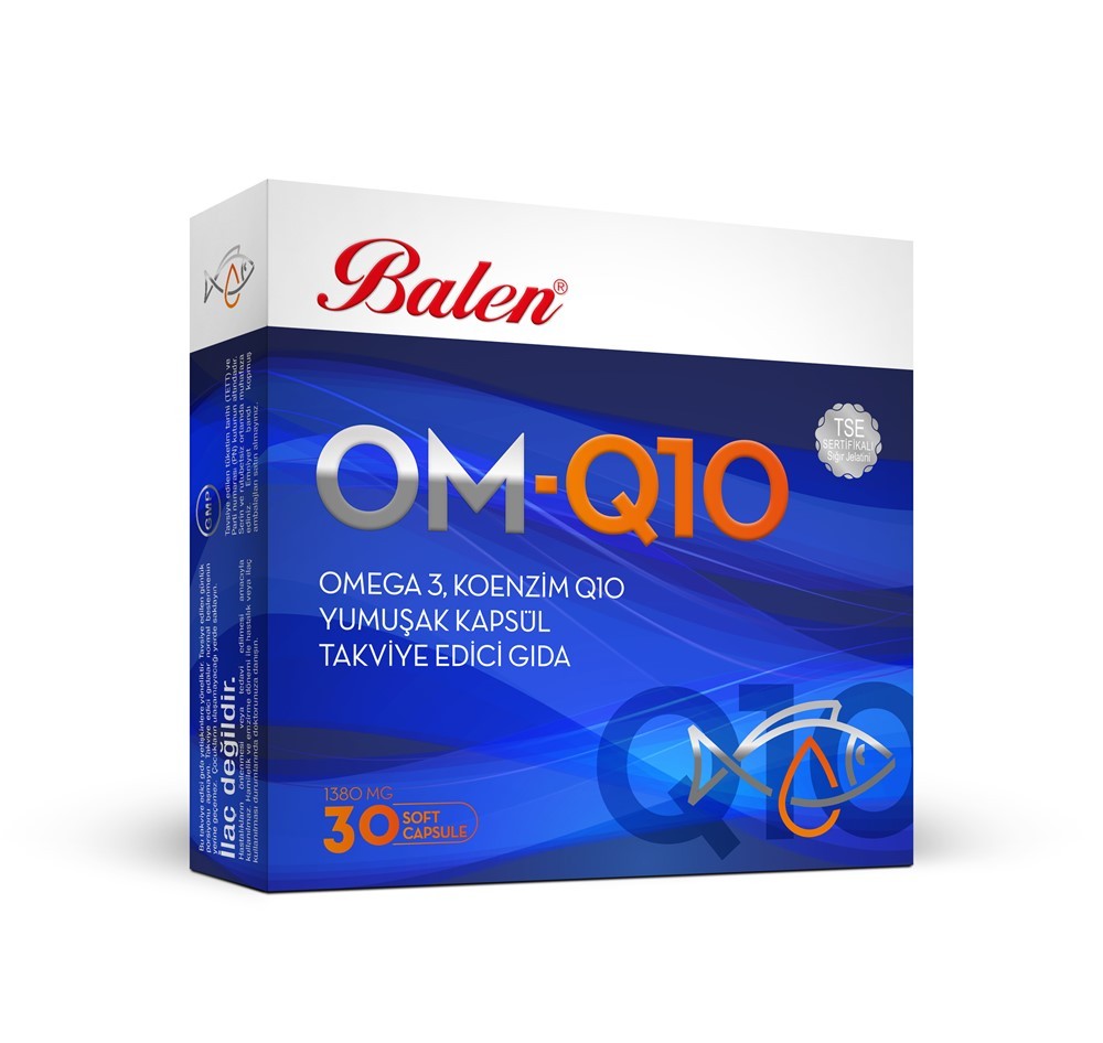 Om-Q10 ( Omega 3 & Coenzyme Q10)