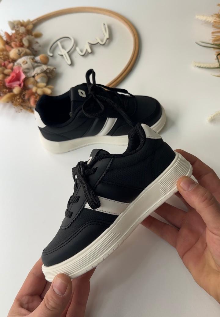 Siyah Beyaz 1974 Unisex Spor Ayakkabı 