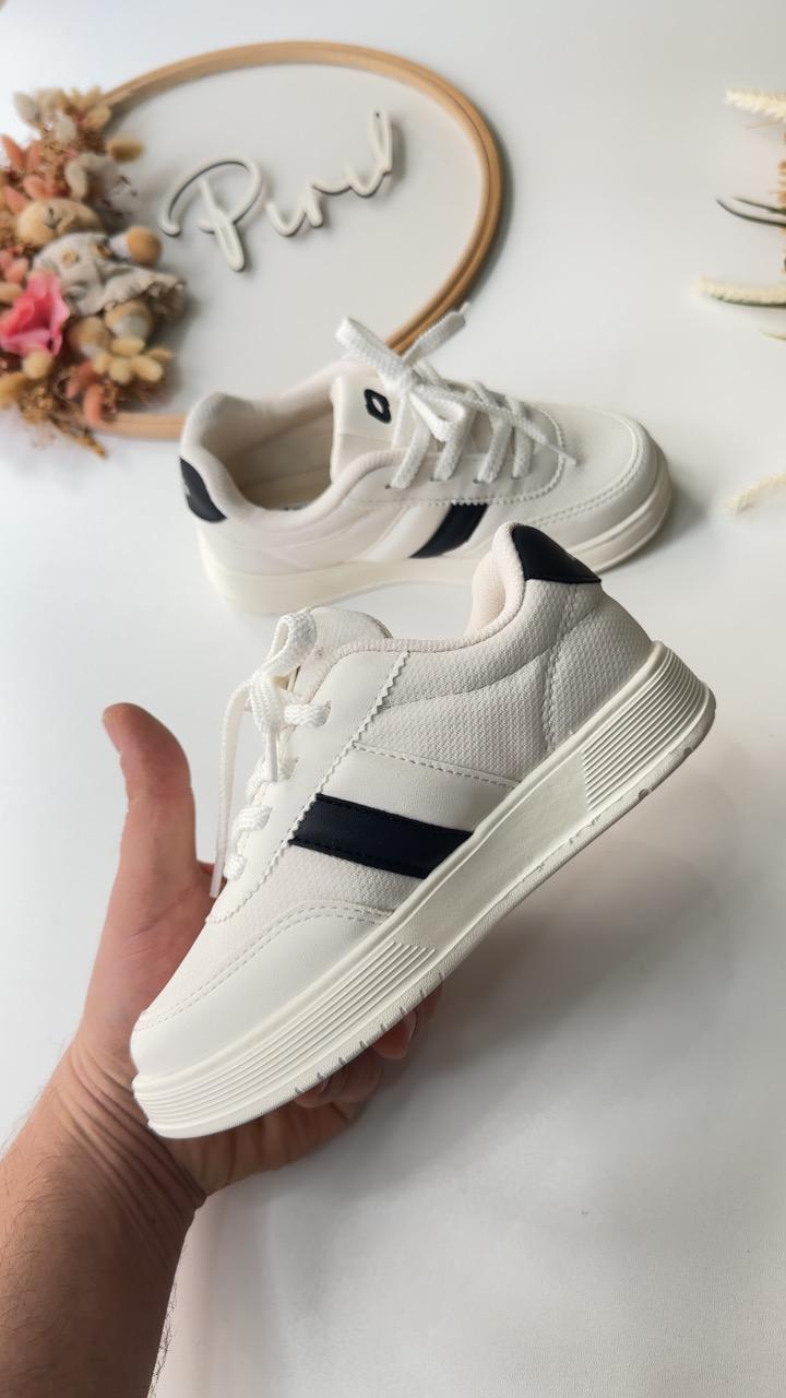 Beyaz Siyah 1974 Unisex Spor Ayakkabı 