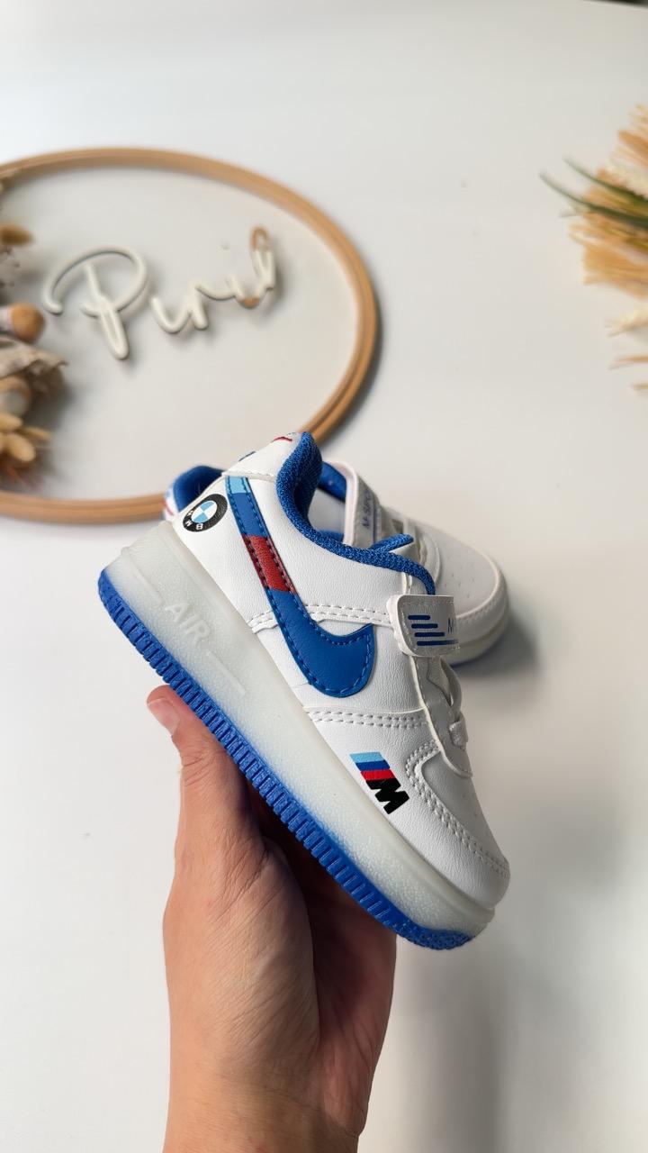 IŞIKLI 22/25 ERKEK ÇOCUK AYAKKABI BEYAZ MAVİ