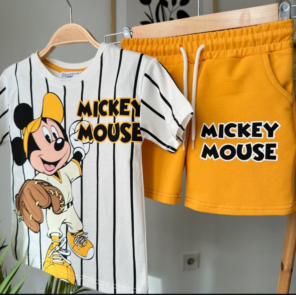 Beyzbol Mickey Takım Sarı