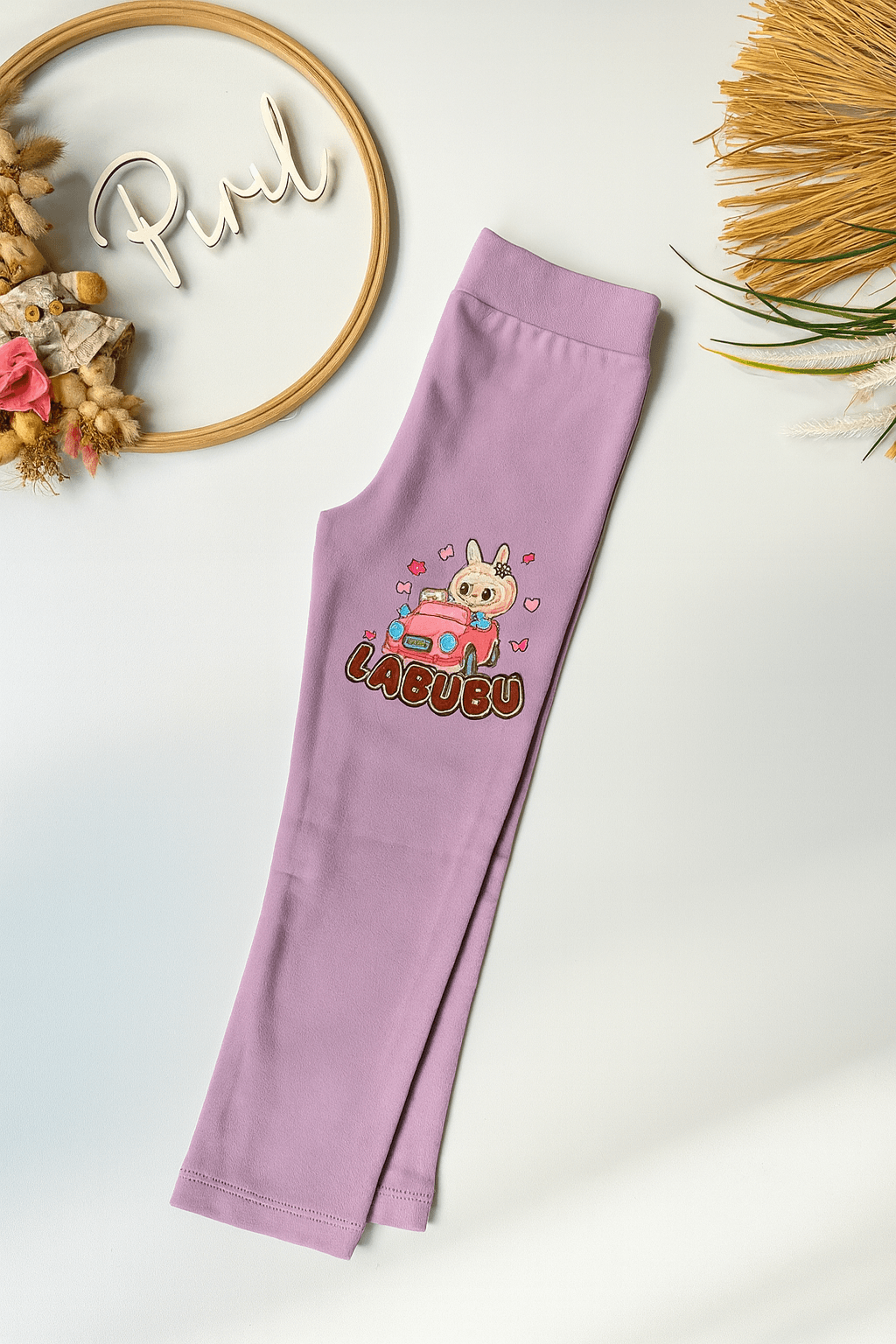 Labubu Tayt Lila Şordonlu