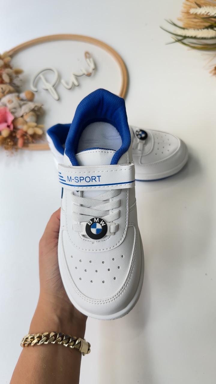 31/35 ERKEK ÇOCUK SPOR AYAKKABI BEYAZ MAVİ