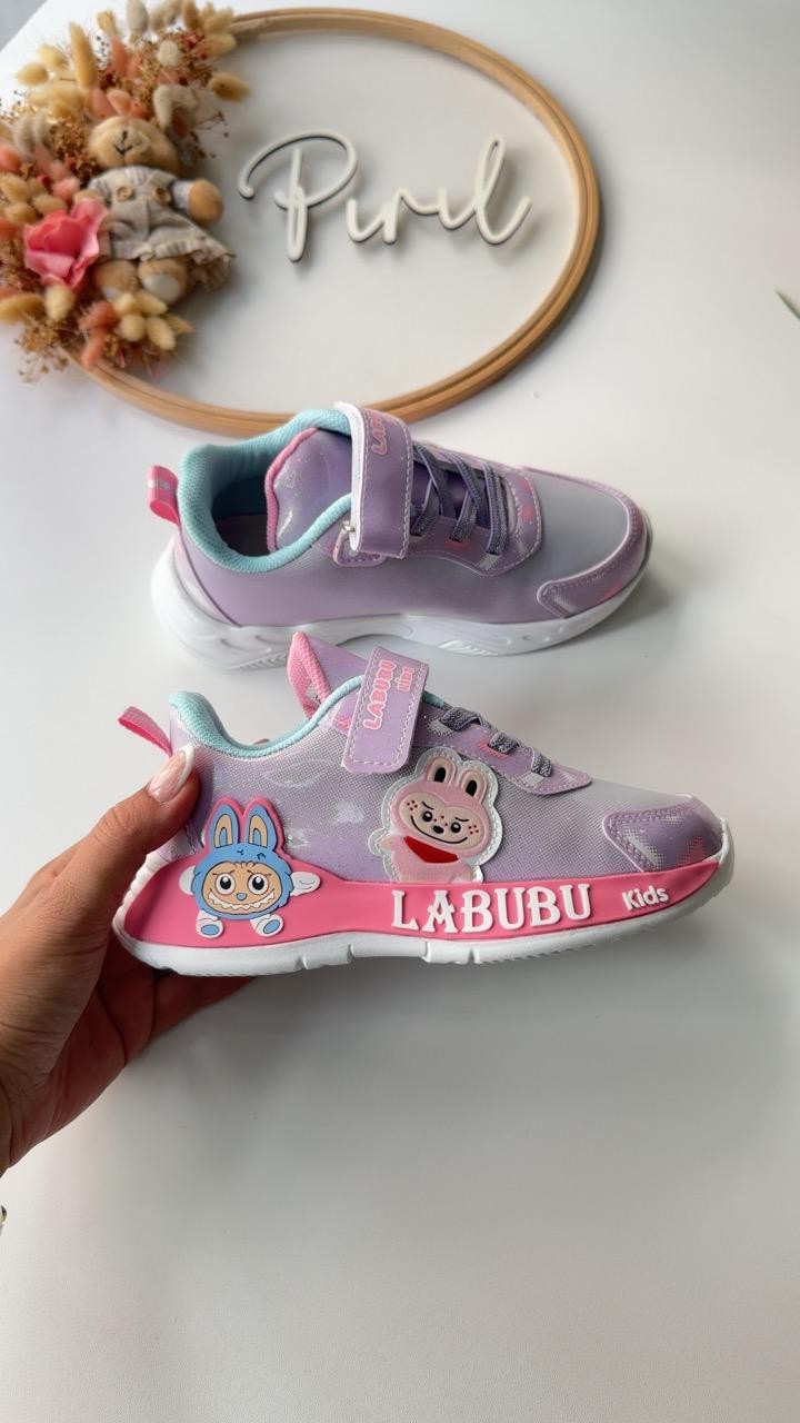 Labubu Lila Pembe Spor Ayakkabı