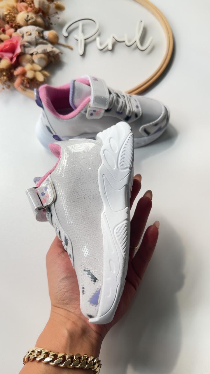 Labubu Beyaz Pembe Spor Ayakkabı