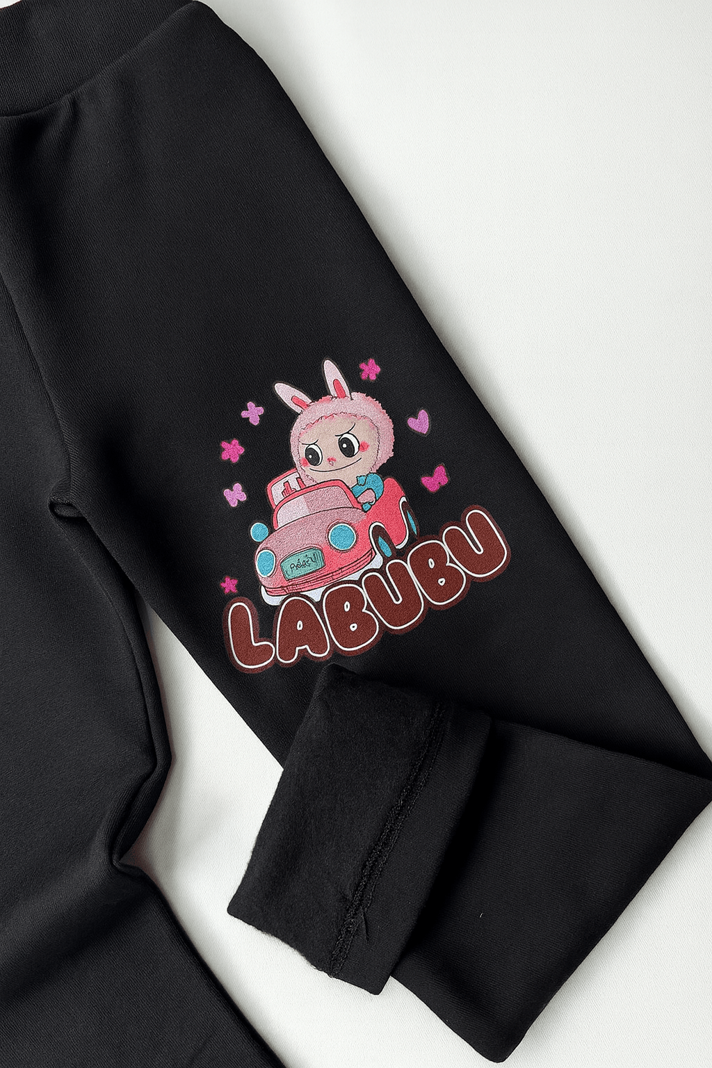 Labubu Tayt Siyah Şordonlu