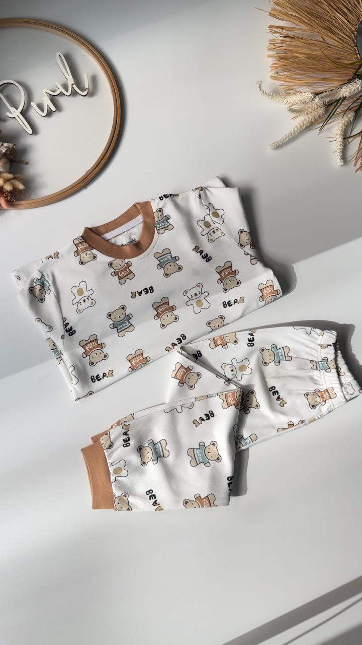 Bear Pijama Takımı Sarı