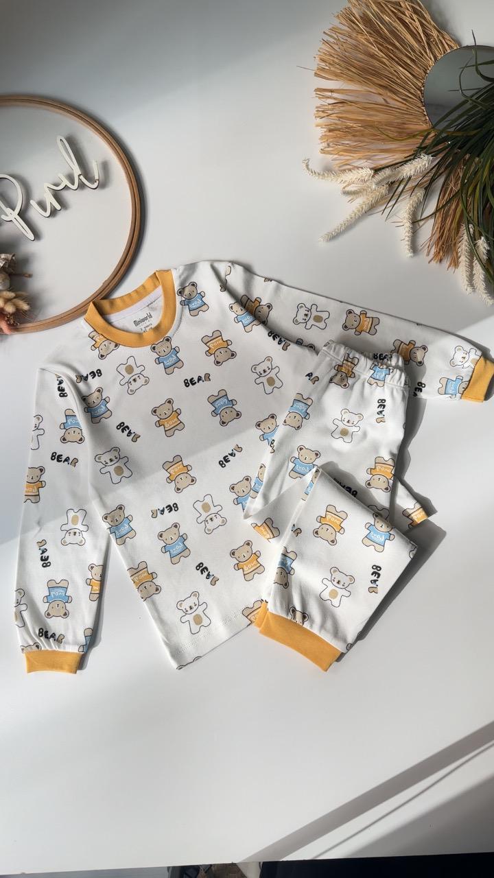 Bear Pijama Takımı Sarı