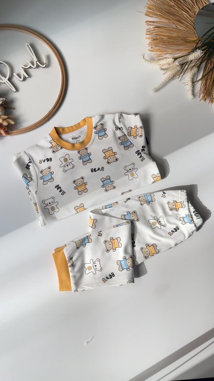 Bear Pijama Takımı Sarı