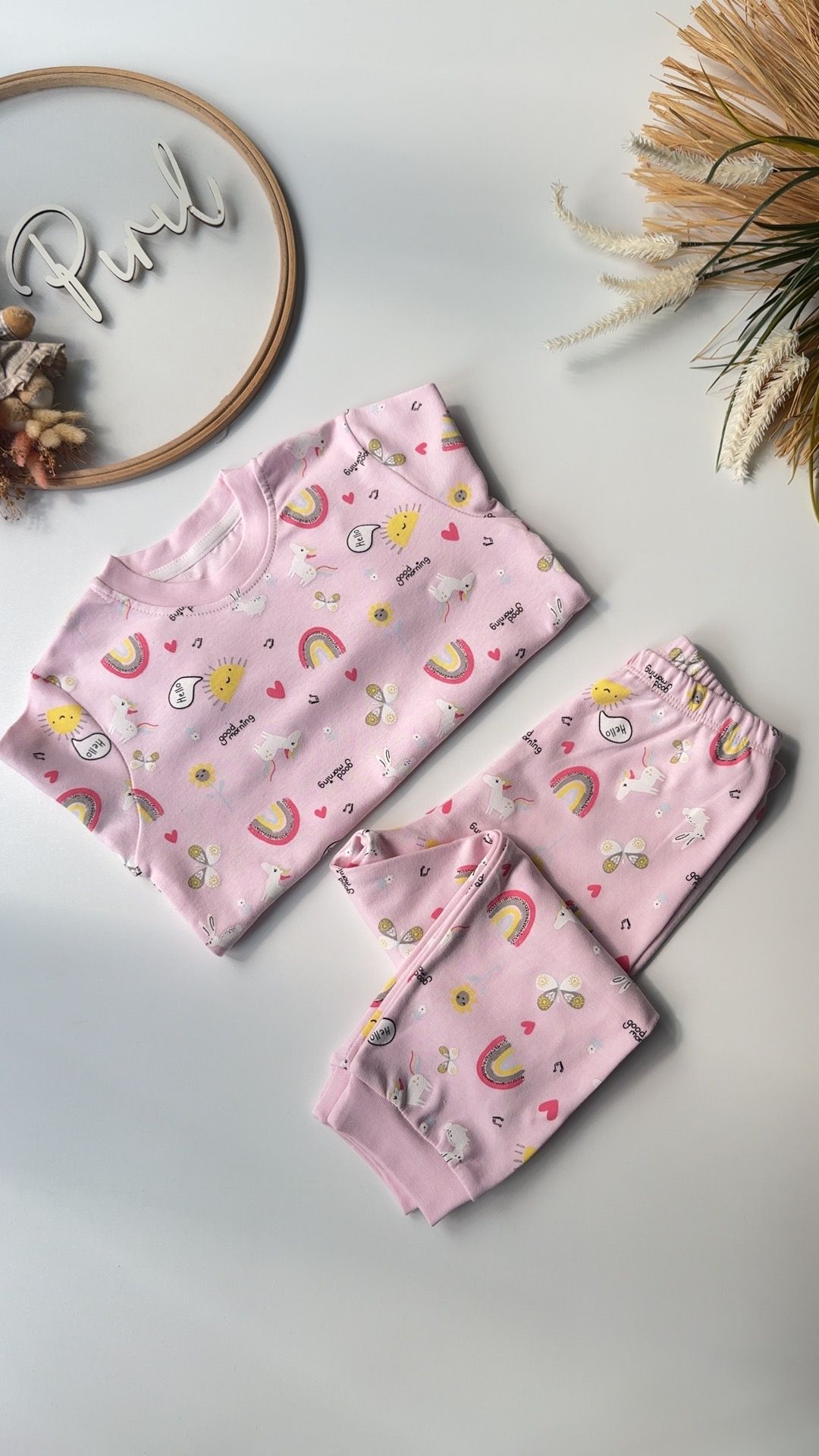 Good Morning Pijama Takımı Pembe