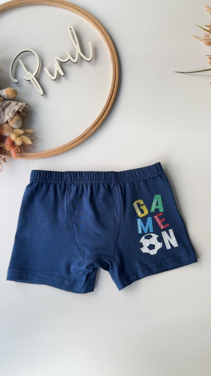 Lacivert Game On Atlet Boxer Takım