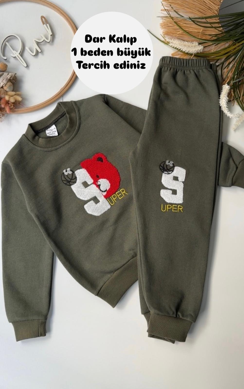 AYICIK DESENLİ 2 İPLİK ŞARDONLU TAKIM HAKİ