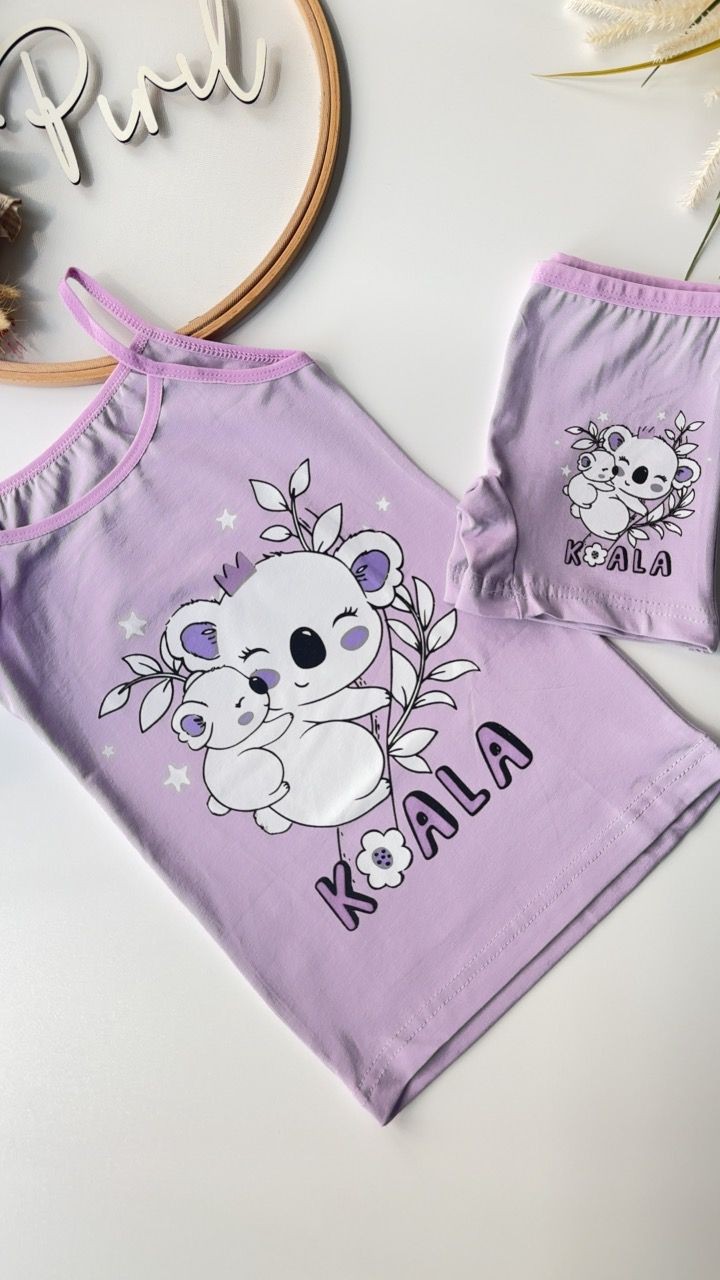 Lila Koala Atlet Boxer Takım