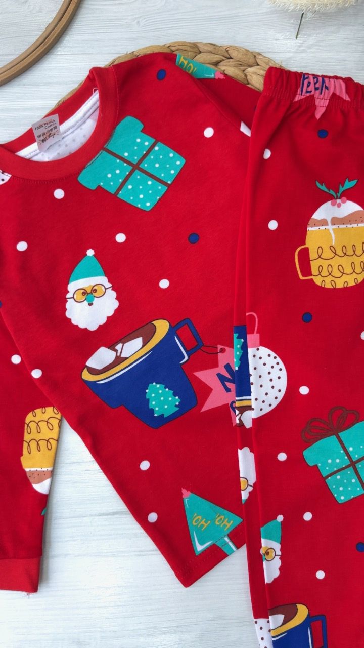 NEW YEAR PİJAMA TAKIMI UNİSEX