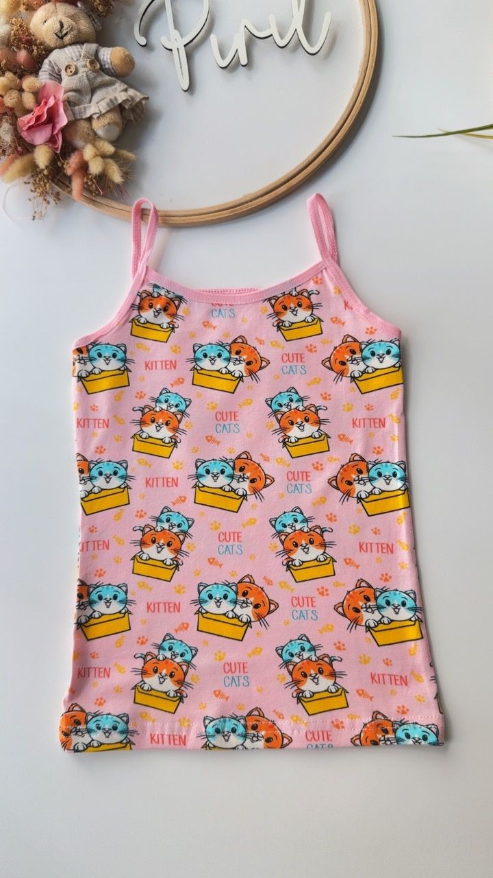 Cute Cats Atlet Boxer Set Pembe