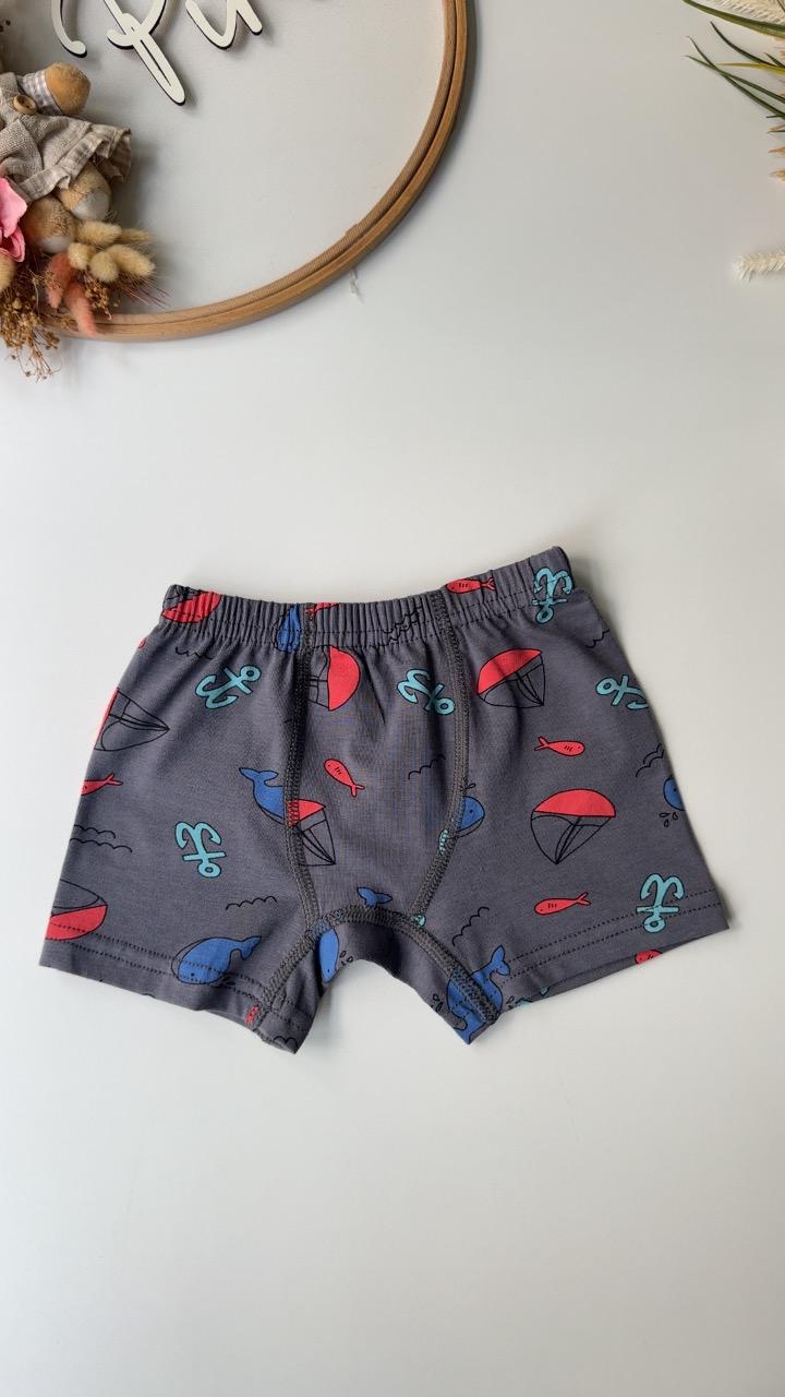 Yelken Atlet Boxer Set Gri