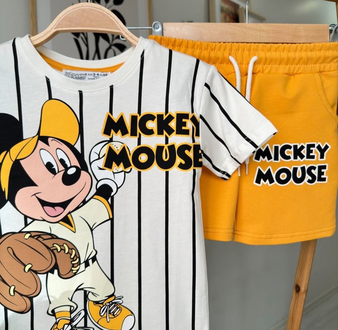 Beyzbol Mickey Takım Sarı