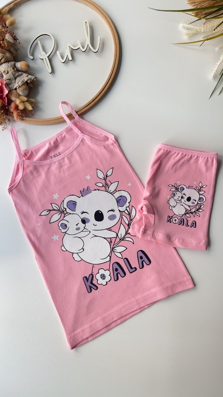 Pembe Koala Atlet Boxer Takım
