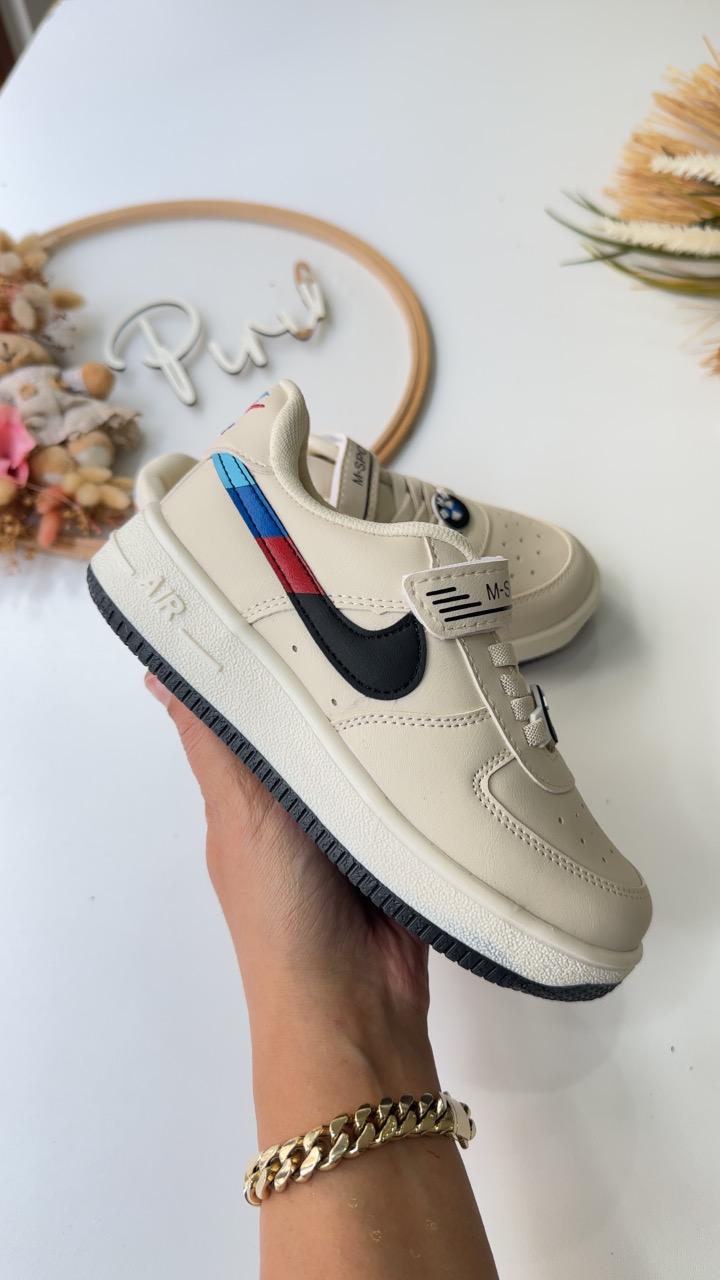 31/35 ERKEK ÇOCUK SPOR AYAKKABI BEJ SİYAH