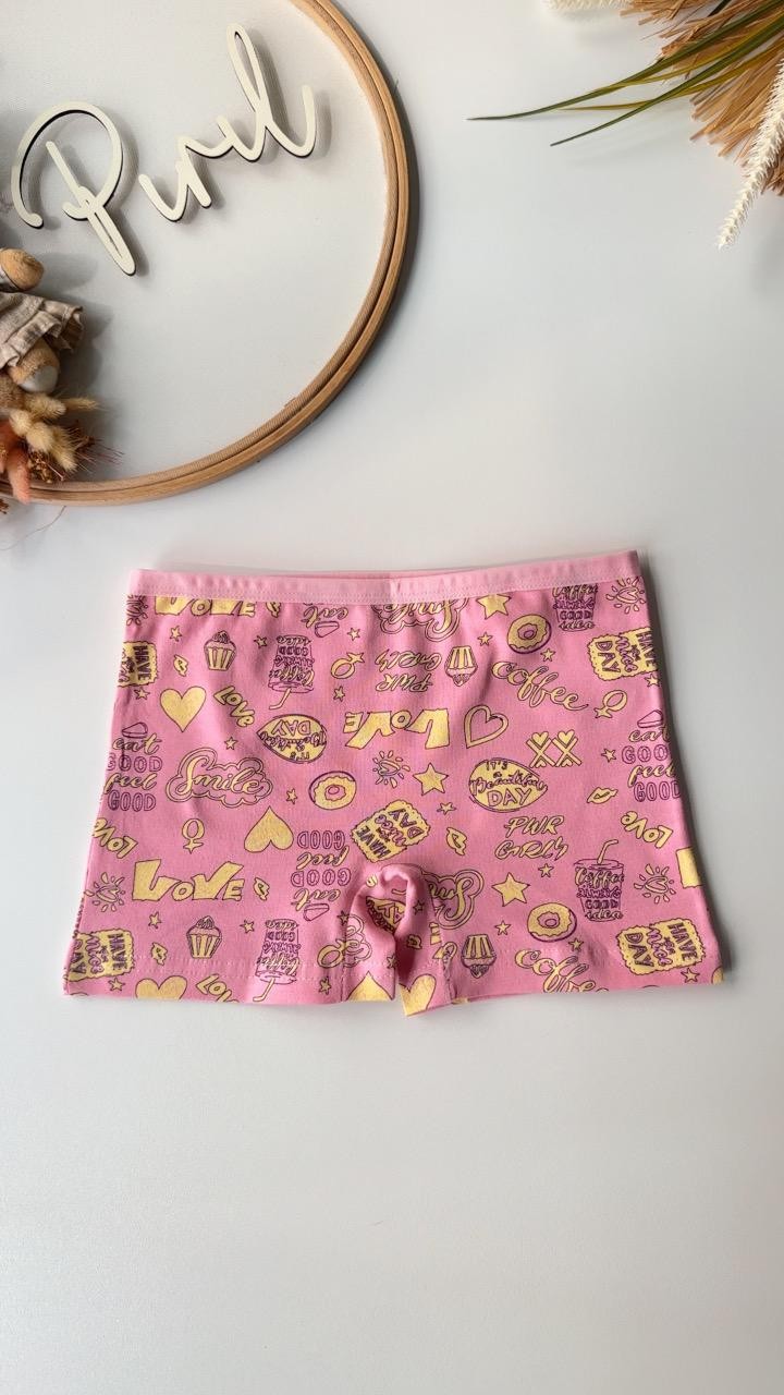 Pembe Love Atlet Boxer Set 