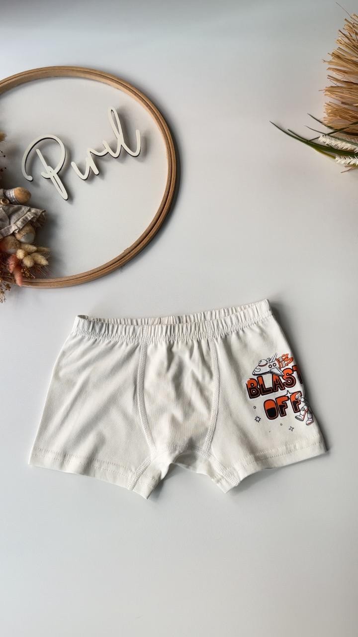 Beyaz Blast Off Atlet Boxer Takım