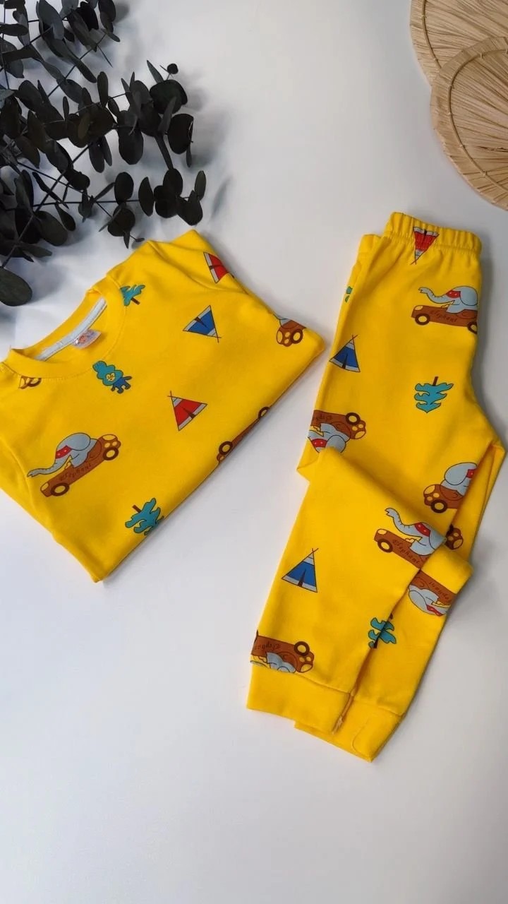 Yarışçı Fil Pijama Takımı