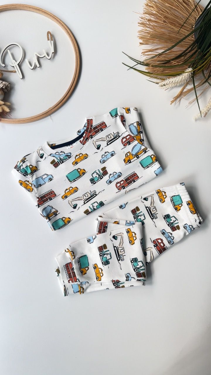 İş Makineleri Pijama Takımı