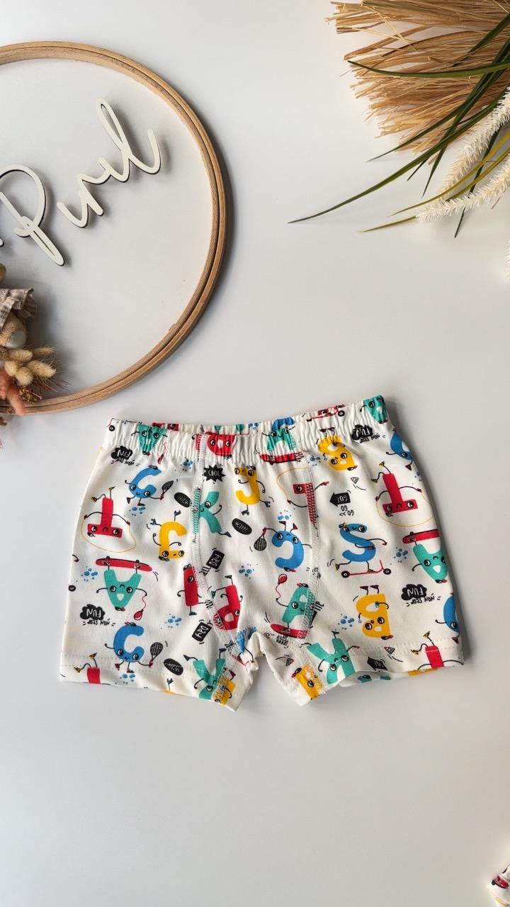 Harf Baskılı Atlet Boxer Takım